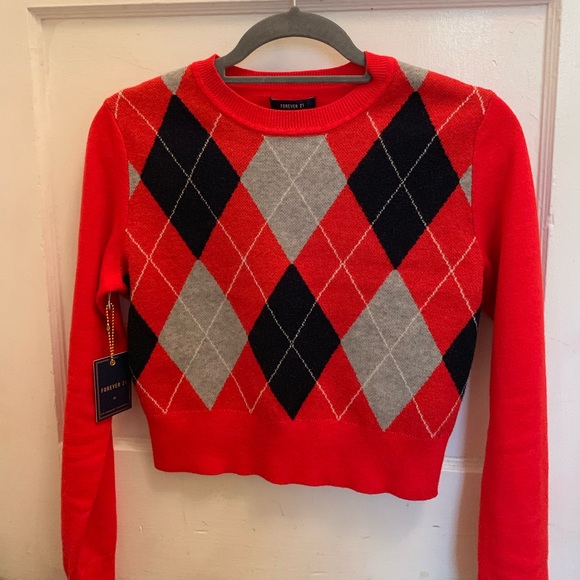 🤩forever 21 trendy red sweater! - Picture 3 of 6